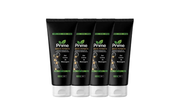 Kit com 4 potes de Prime Creme Potente